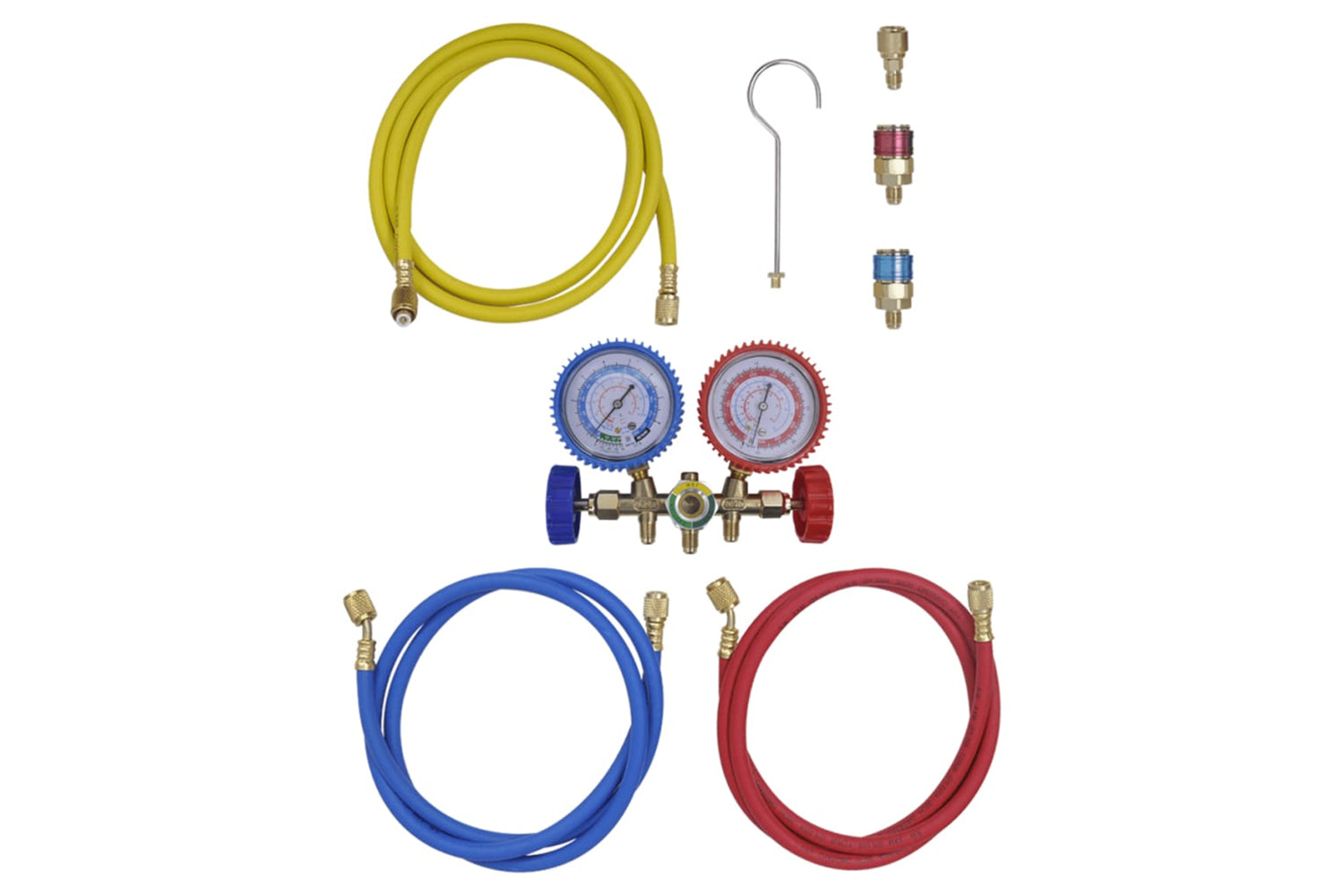 Vidaxl 141655 2-way Manifold Gauge Set For Air Conditioning