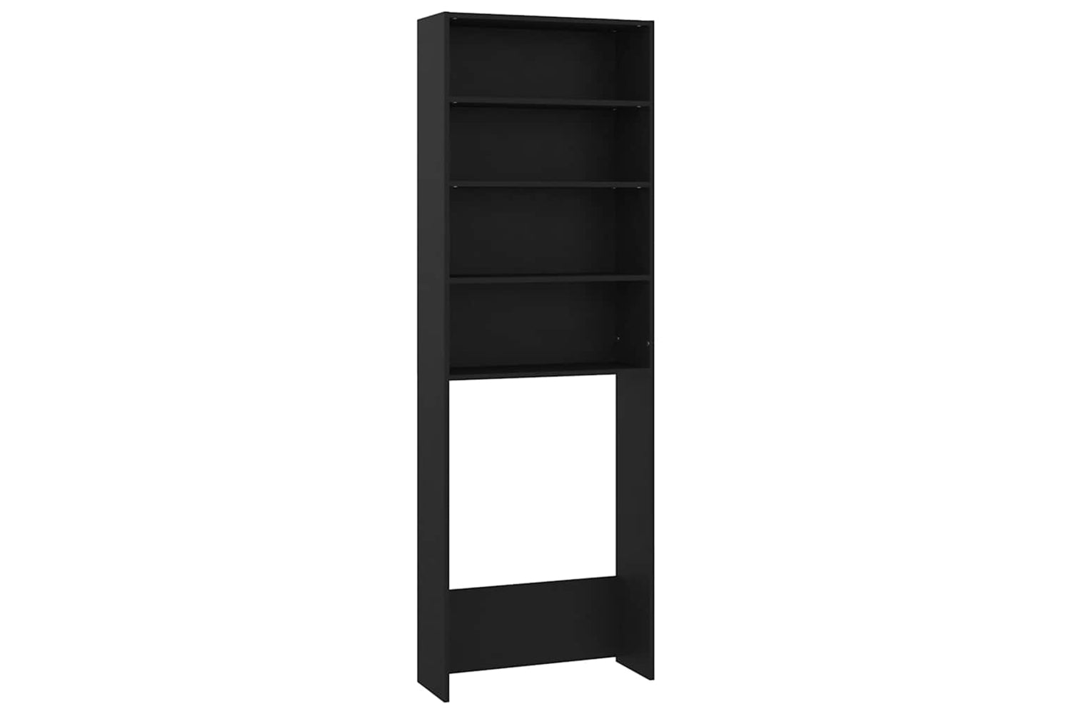 vidaXL 808405 Washing Machine Cabinet Black 64x24x190cm