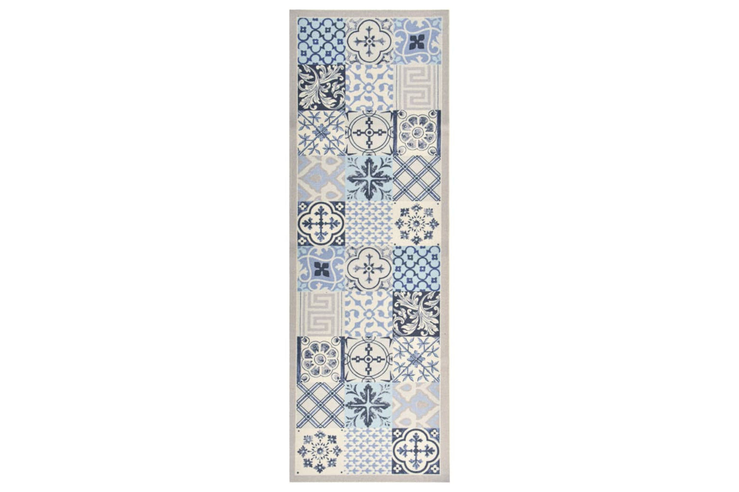 vidaXL 323483 Kitchen Floor Mat Washable Mosaic 45x150cm