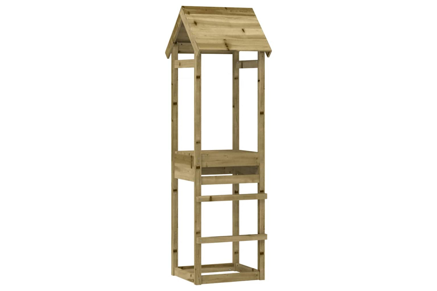 Vidaxl Play Tower 53x46.5x194 Cm Impregnated Wood Pine