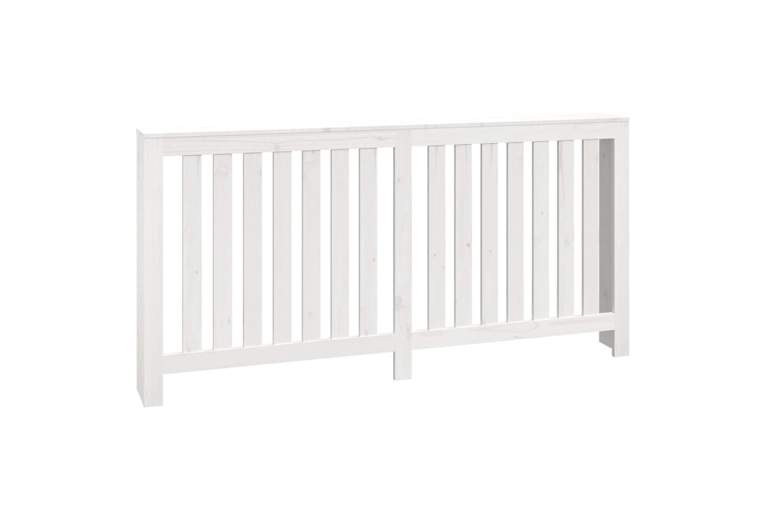 vidaXL 822582 Radiator Cover White 169x19x84cm Solid Wood Pine