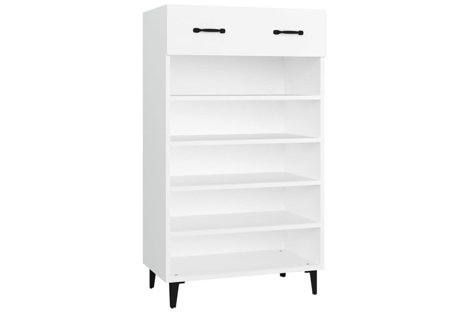 vidaXL 812789 Shoe Cabinet White 60x35x105cm Engineered Wood