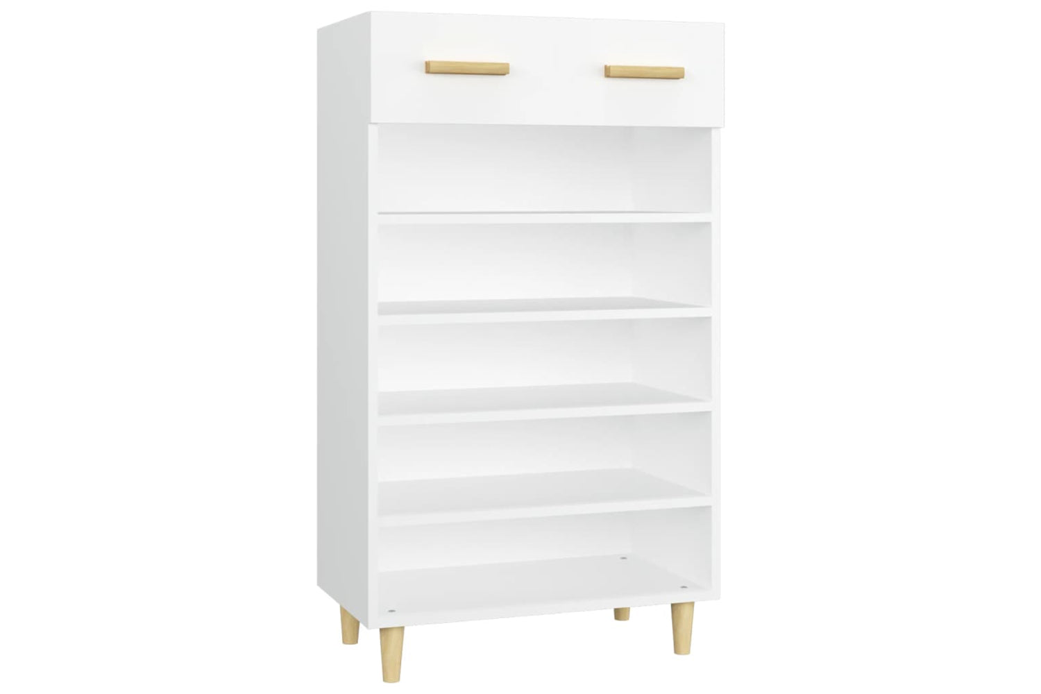 vidaXL 812780 Shoe Cabinet White 60x35x105cm Engineered Wood