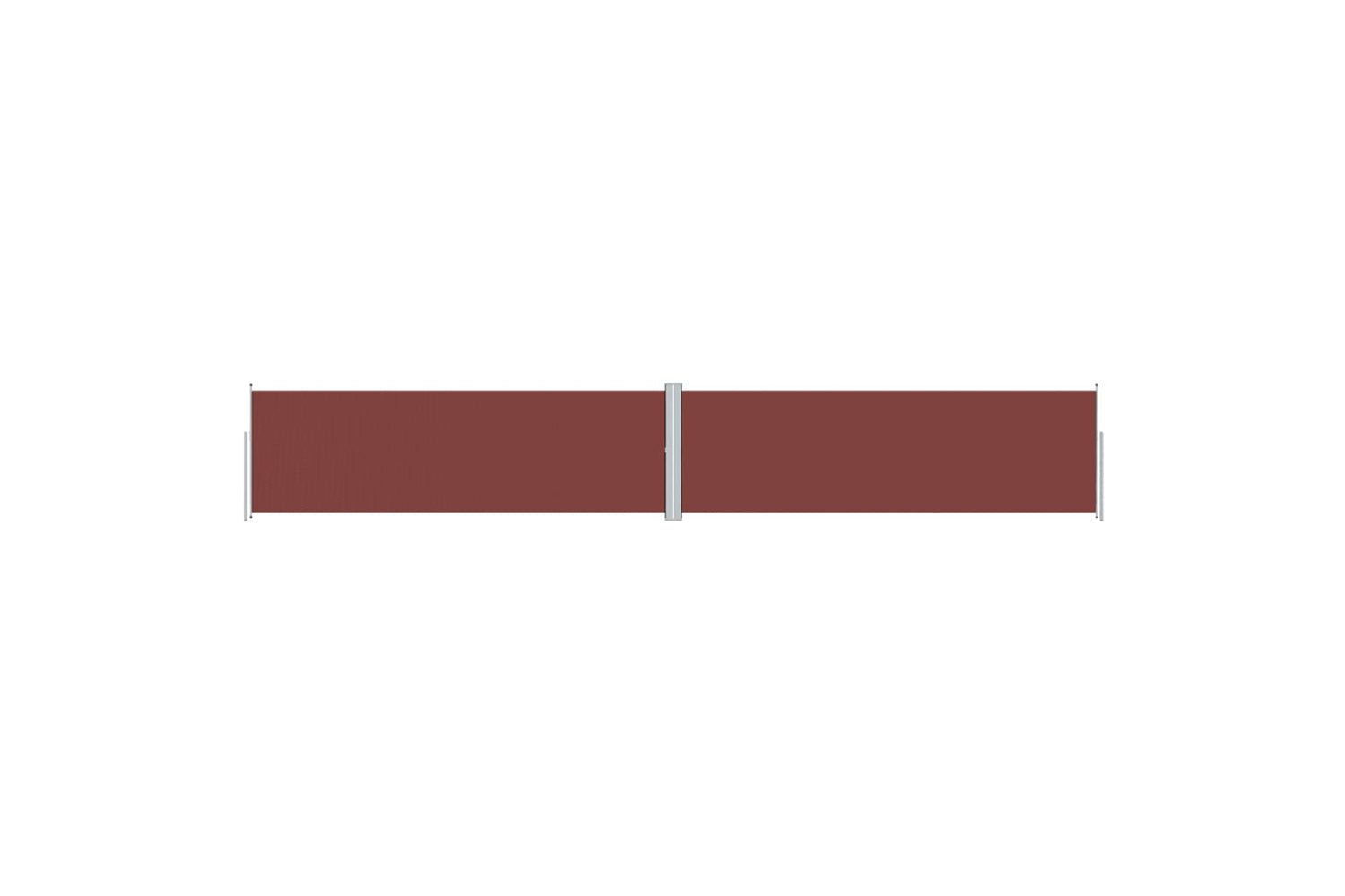 vidaXL 318033 Retractable Side Awning Brown 160x1000cm