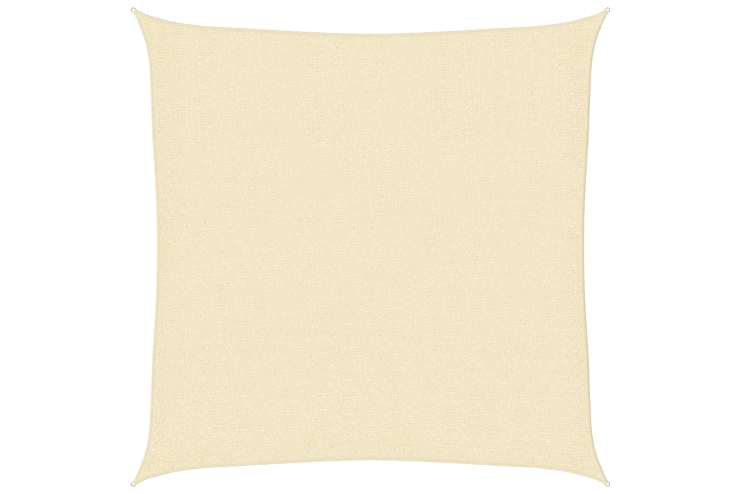 Vidaxl 311163 Sunshade Sail 160 G/mâ² Cream 2.5x2.5 M Hdpe