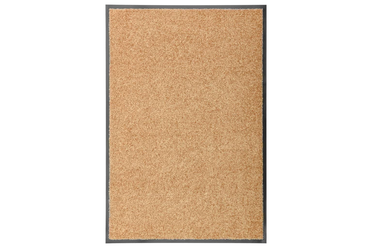 vidaXL 323464 Doormat Washable Cream 60x90cm