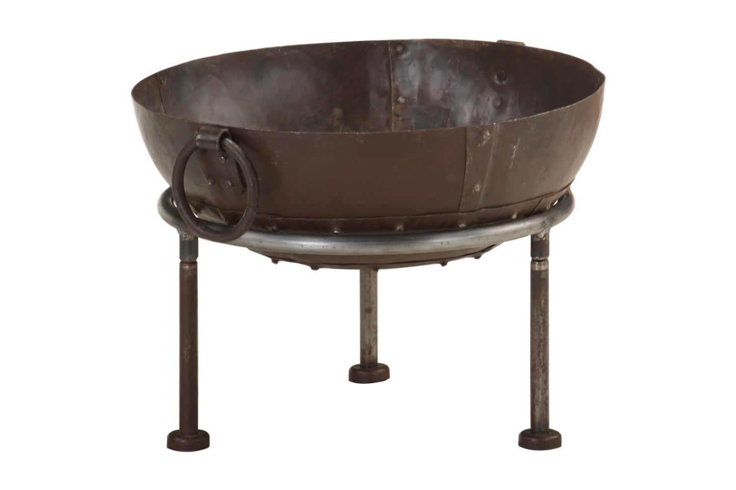 vidaXL 321944 Rustic Fire Pit ÃƒÂƒÃ‚Â˜ 40cm Iron