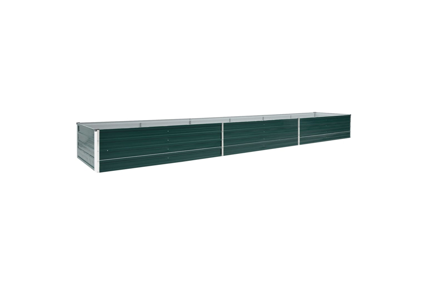 vidaXL 47065 Garden Raised Bed Galvanised Steel 480x80x45cm Green