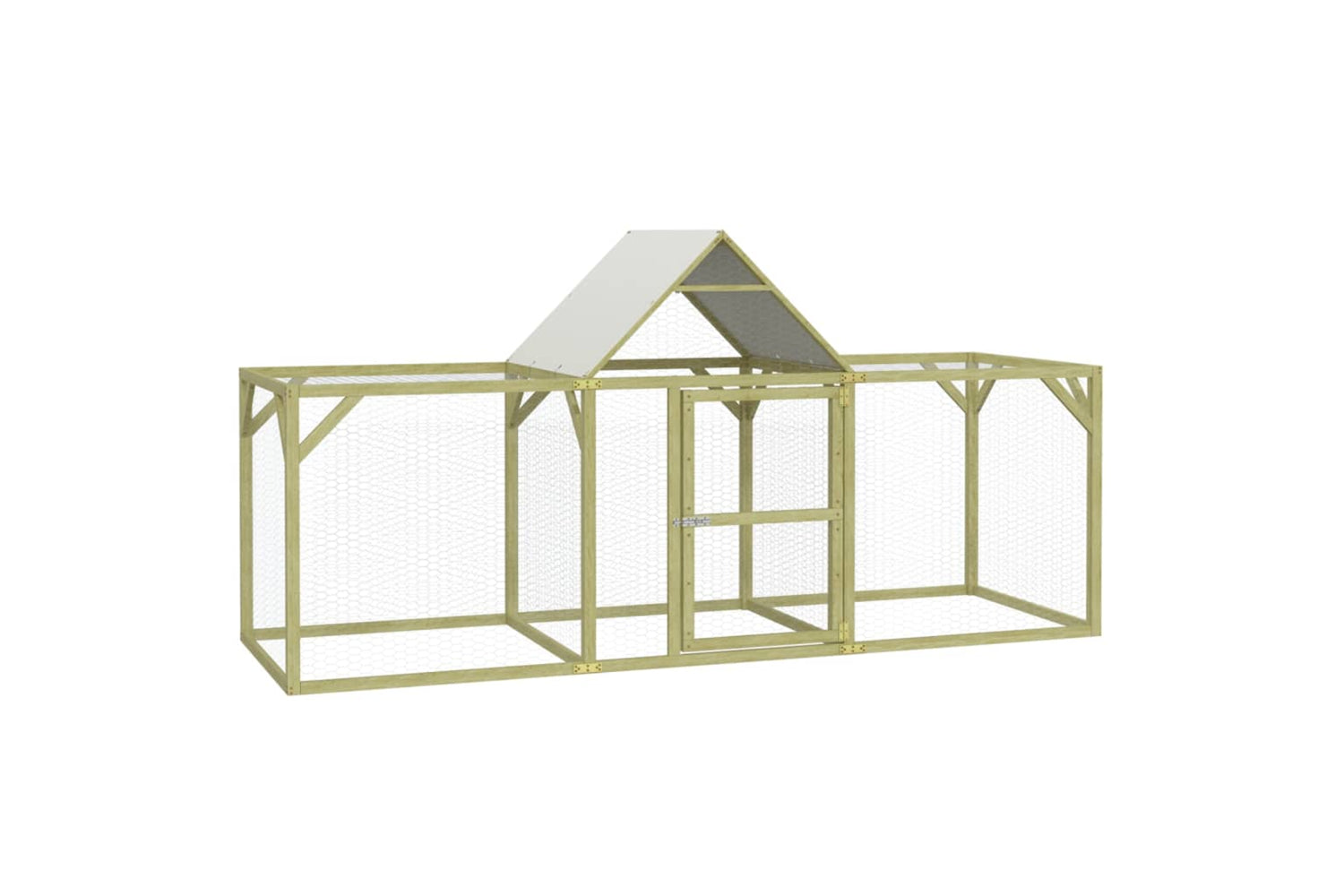 vidaXL 3102982 Chicken Coop 300x100x150cm Impregnated Solid Wood Pine