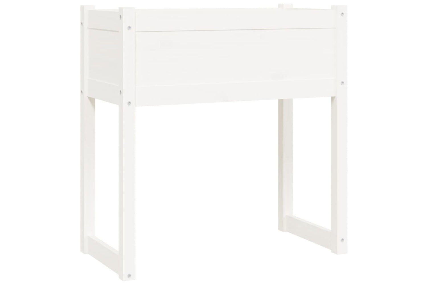 vidaXL 822133 Planter White 78x40x81cm Solid Wood Pine