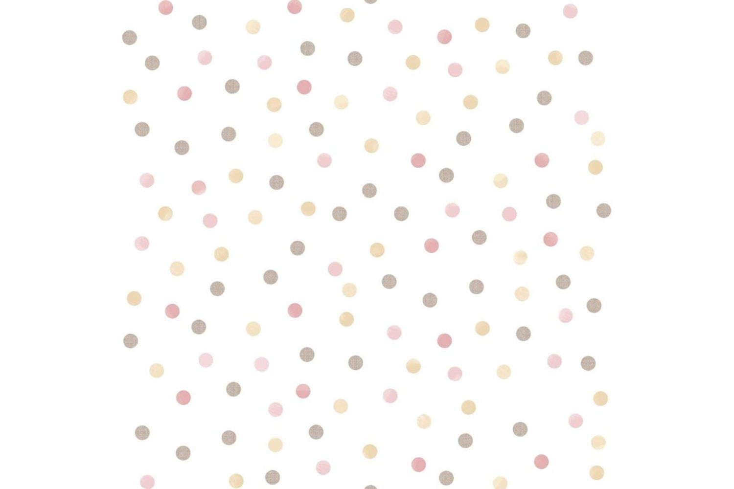 Noordwand 444881 Wallpaper Mondo Baby Confetti Dots Pink, White And Brown