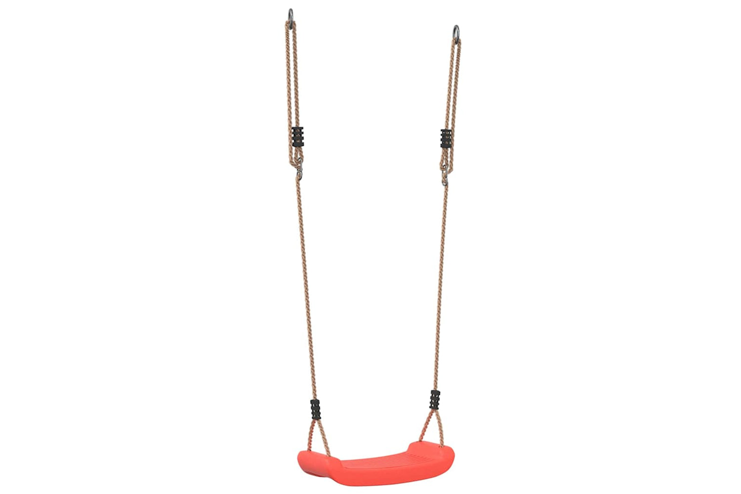 Vidaxl Outdoor Swing Seat For Kids Single With Adjustable Rope Red
