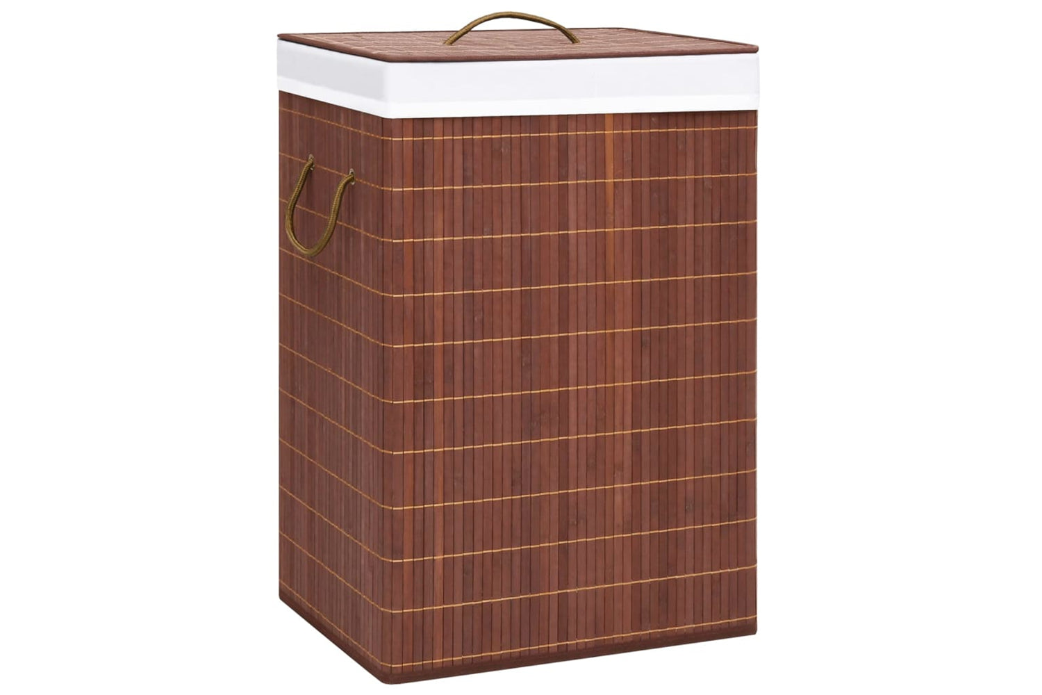 Vidaxl 320747 Bamboo Laundry Basket Brown 72 L
