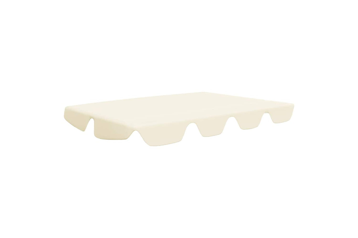 Vidaxl Replacement Canopy For Garden Swing Cream 150/130x105/70 Cm