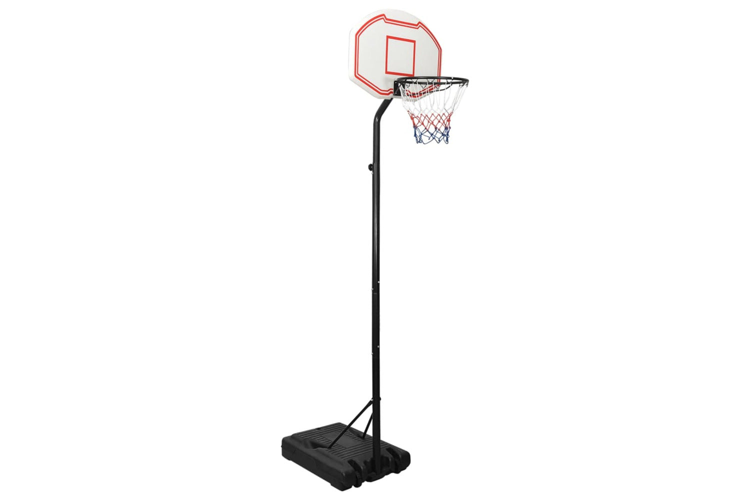 vidaXL 3107831 Basketball Stand White 282-352cm Polyethene-2