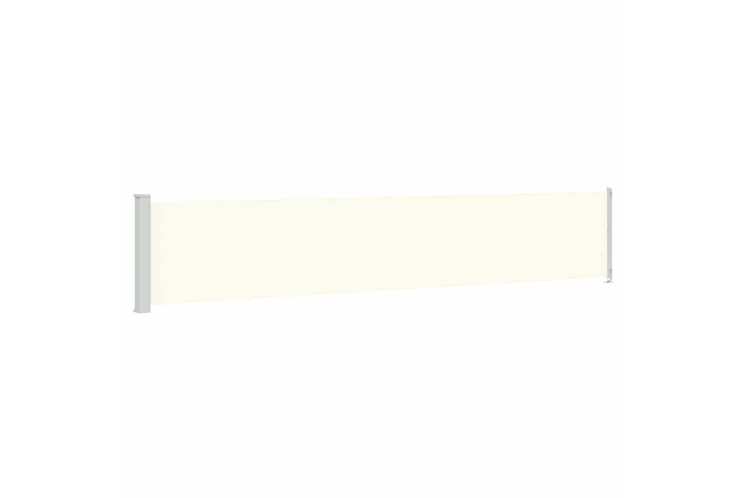 vidaXL 317947 Patio Retractable Side Awning 117x600cm Cream
