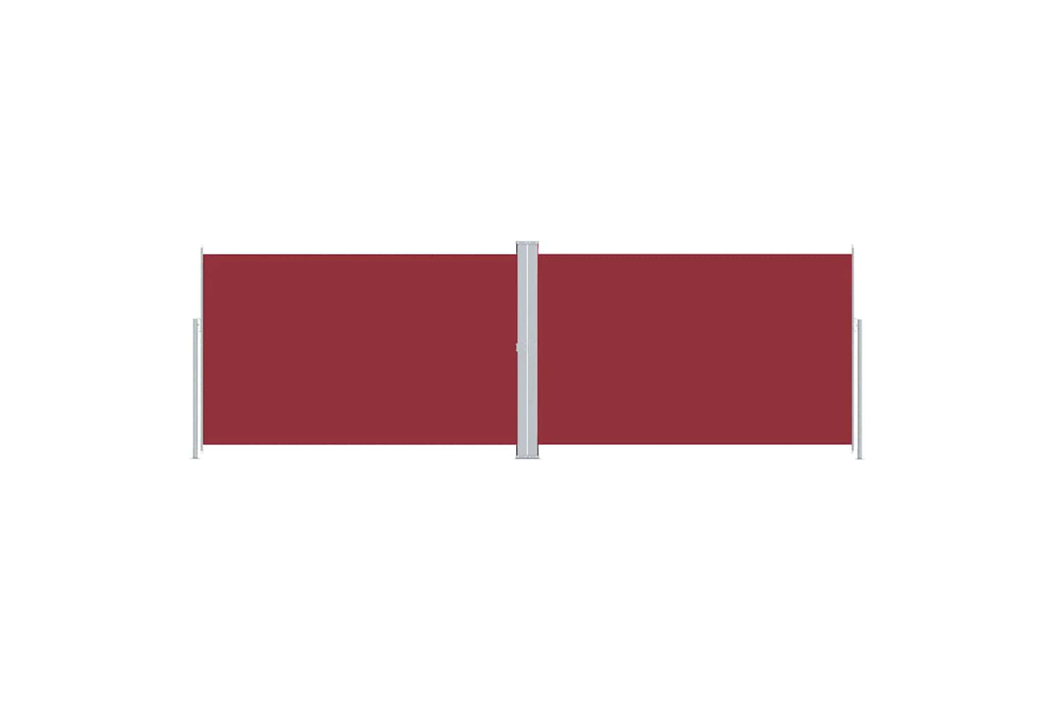 vidaXL 318017 Retractable Side Awning Red 220x600cm