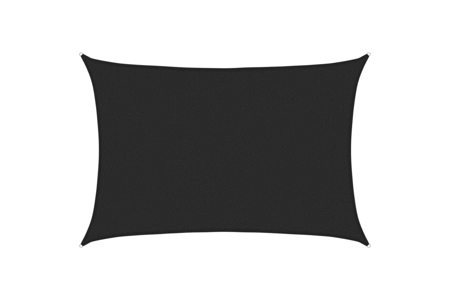 vidaXL 311733 Sunshade Sail 160 G/mÂ² Black 3x4.5 M Hdpe
