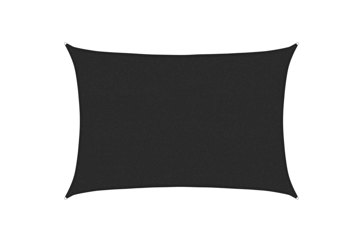 vidaXL 311728 Sunshade Sail 160 G/mÂ² Black 2.5x3.5 M Hdpe