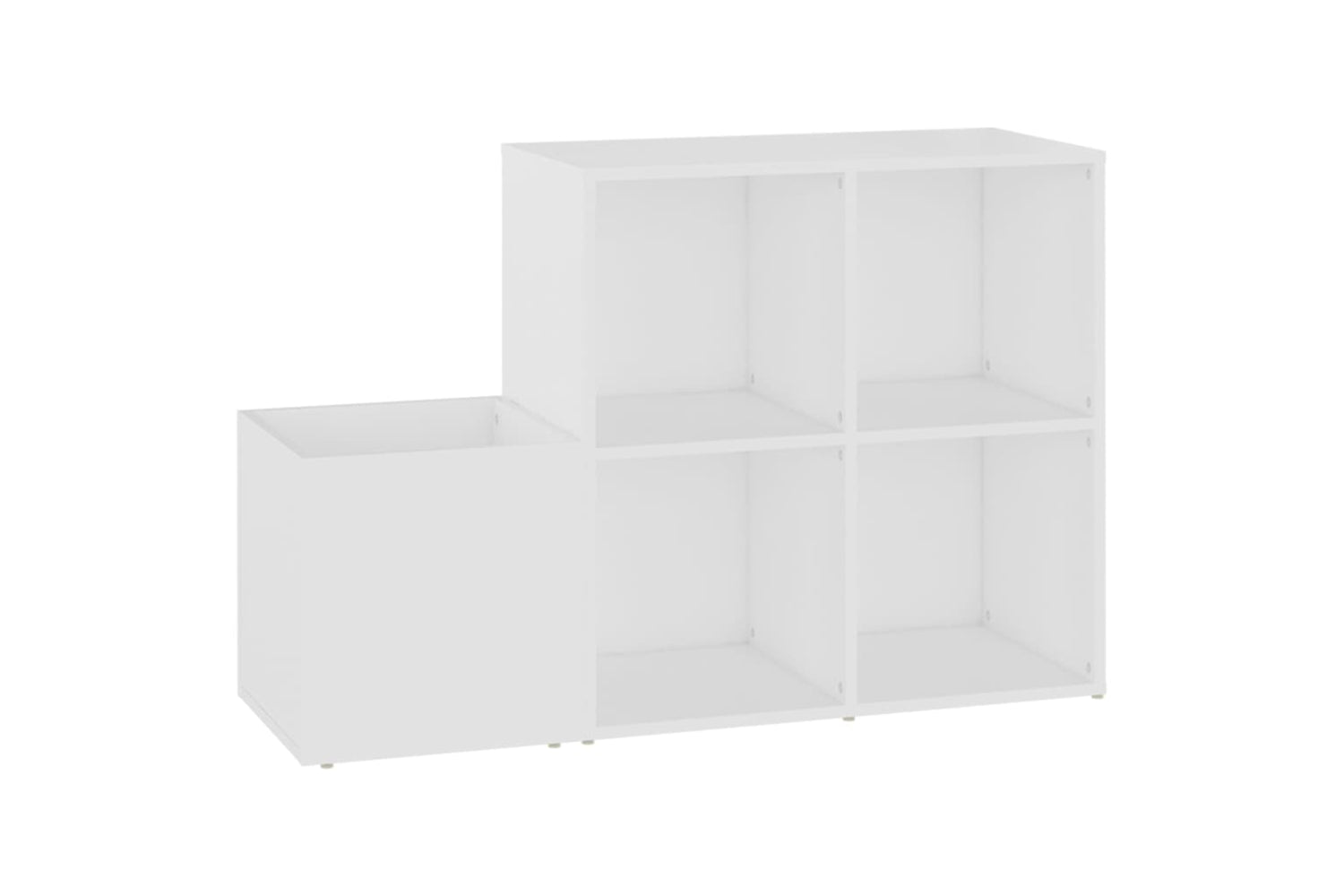 vidaXL 808251 Hall Shoe Cabinet White 105x35.5x70cm Engineered Wood
