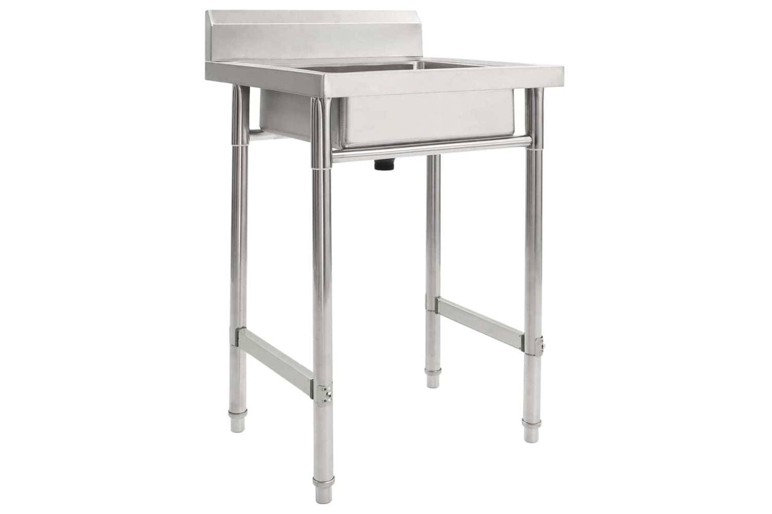 Vidaxl Kitchen Sink Single Basin Stainless Steel