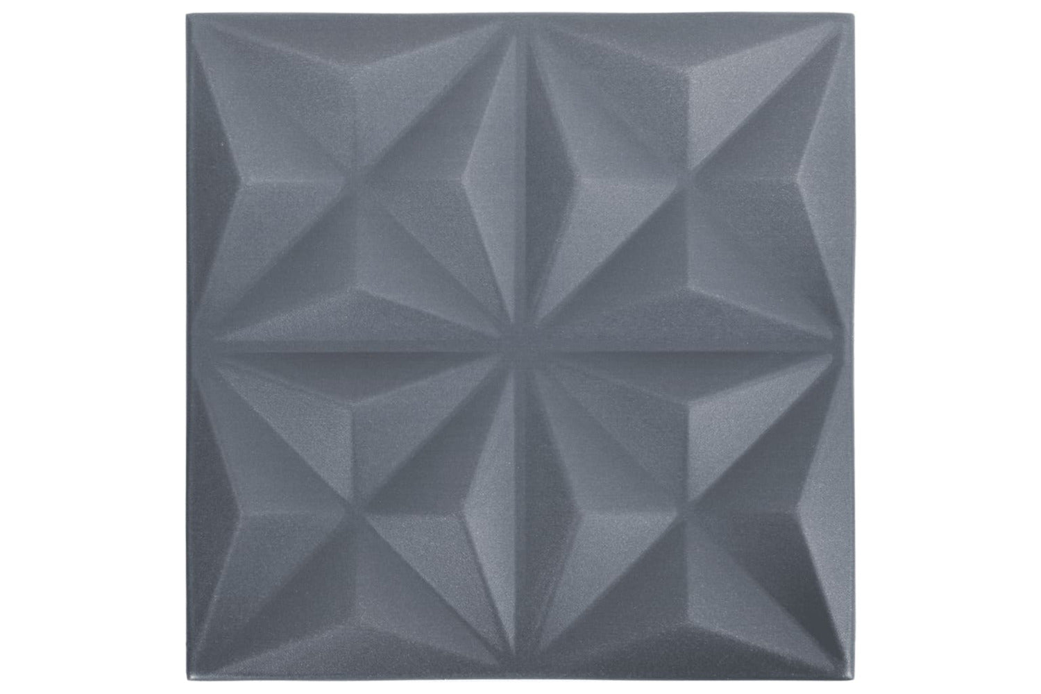 Vidaxl 3d Wall Panels 48 Pcs 50x50 Cm Origami Grey 12 MÂ²-2