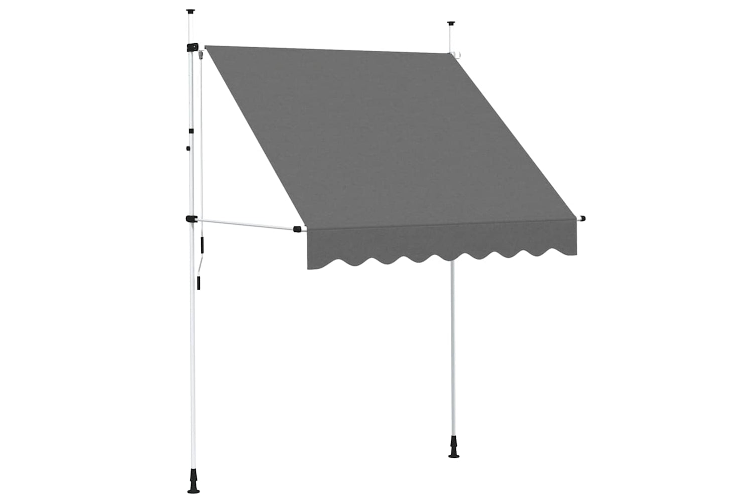 vidaXL 143688 Manual Retractable Awning 200cm Anthracite