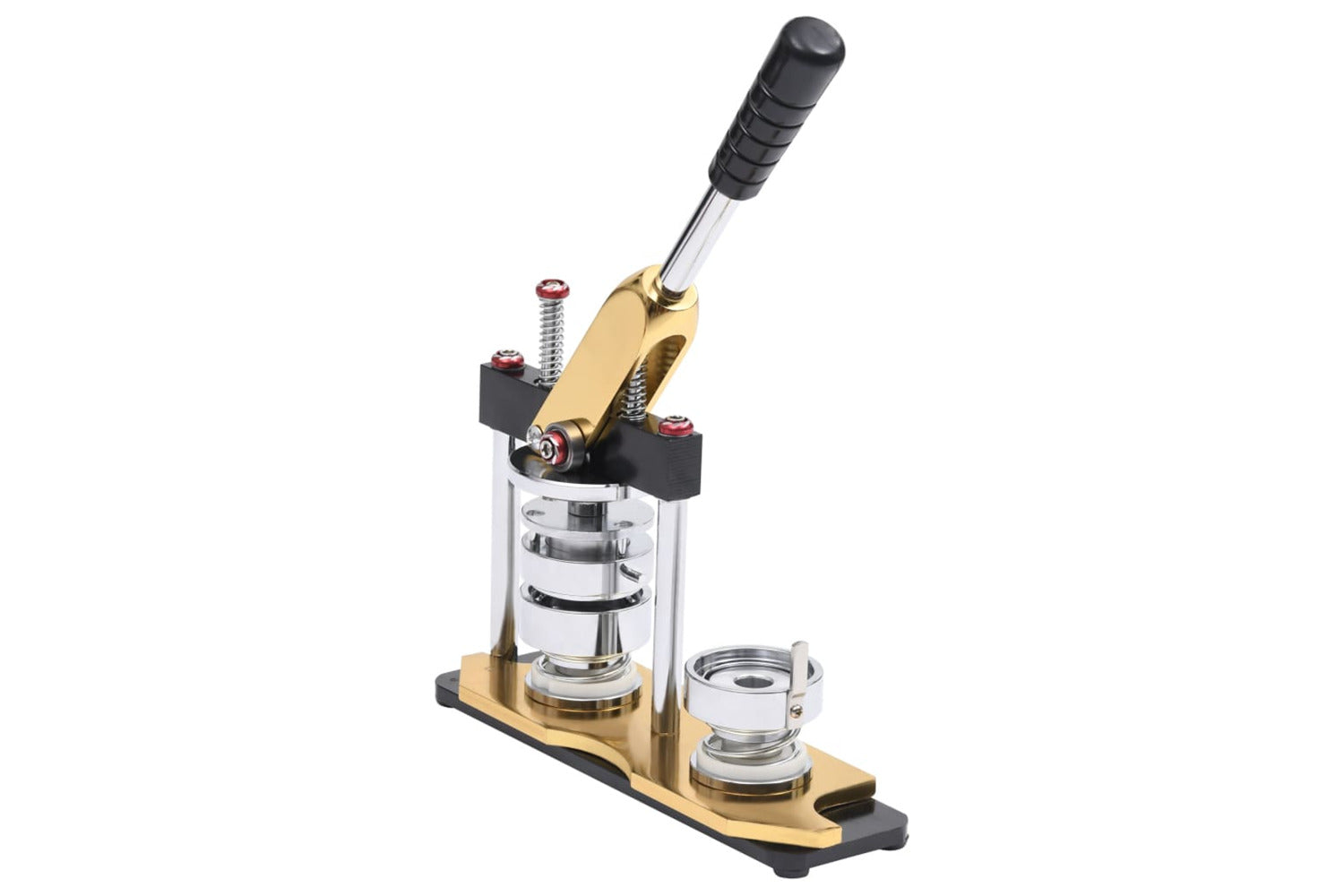 vidaXL 30153 Badge Maker Machine With Circle Cutter Rotate Punch 37mm-2