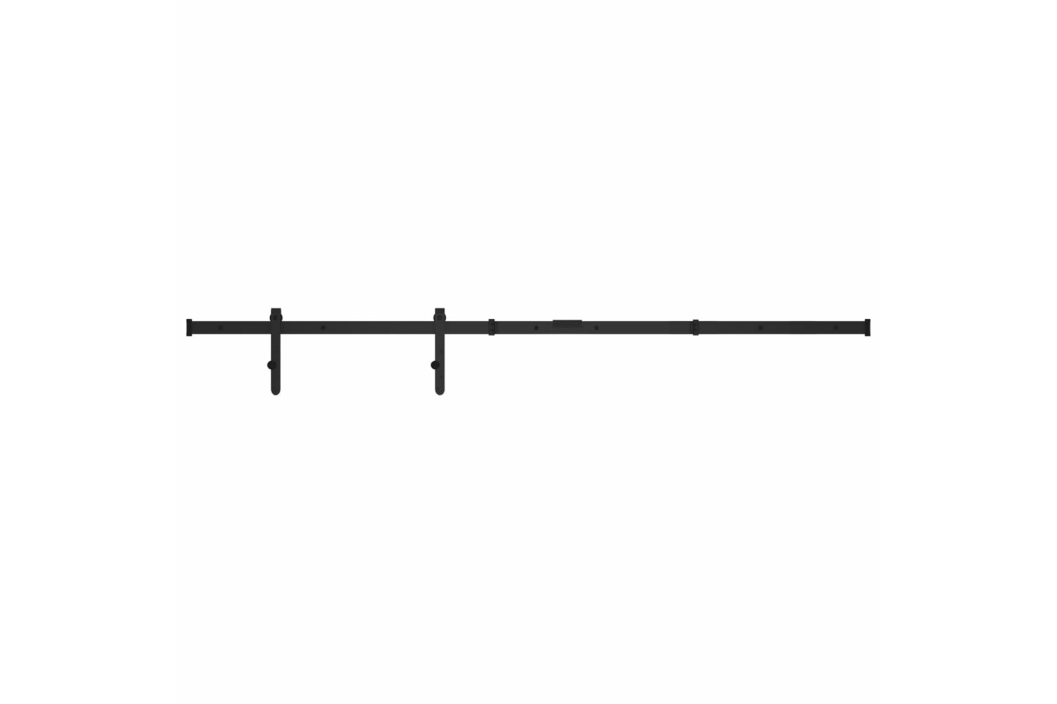 vidaXL 148016 Mini Sliding Cabinet Door Kit Carbon Steel 122cm-2