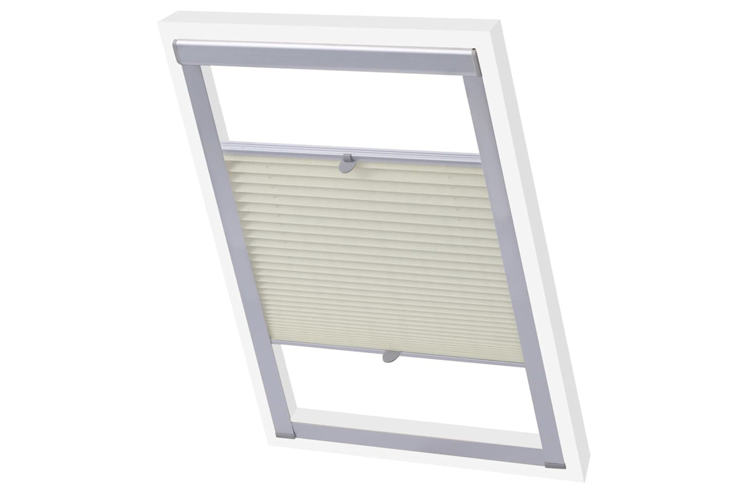 Vidaxl Pleated Blind Cream Sk08