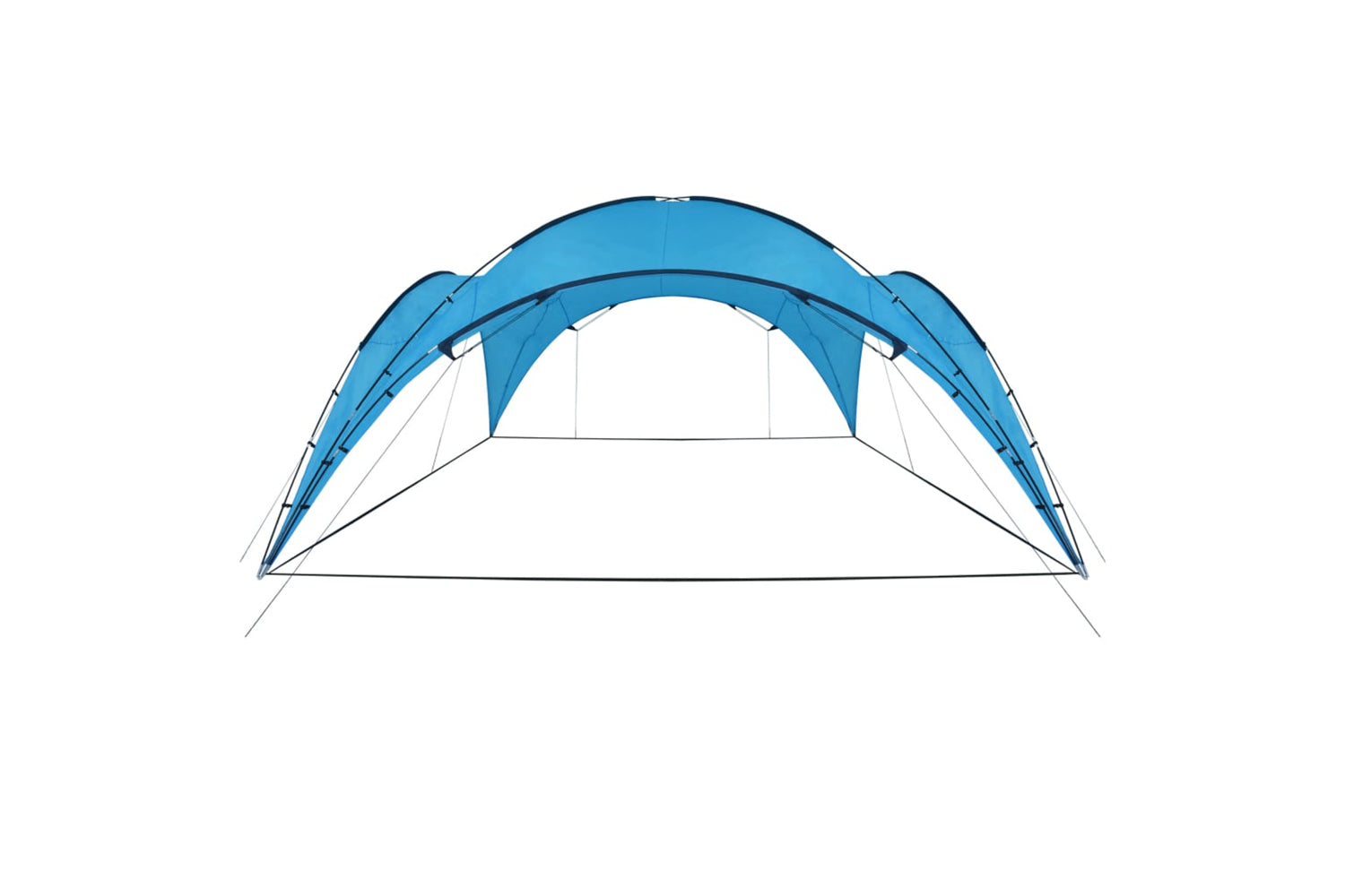 vidaXL 91570 Party Tent Arch 450x450x265cm Light Blue