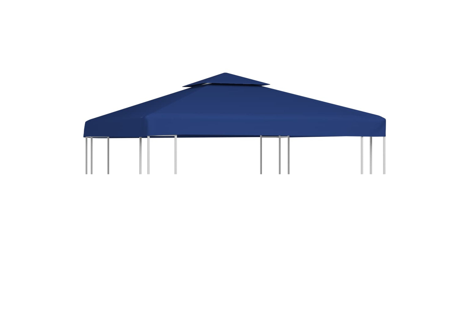 Vidaxl Gazebo Cover Canopy Replacement 310 G / Mâ² Dark Blue 3 X 3 M