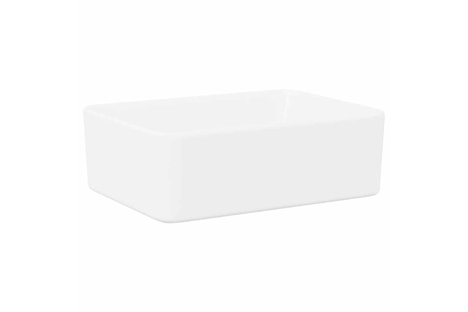 vidaXL 143919 Wash Basin 40x30x13cm Ceramic White