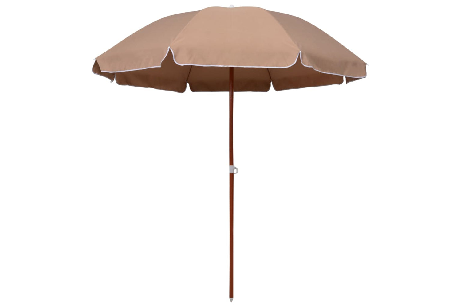 vidaXL 47802 Parasol With Steel Pole 240cm Taupe