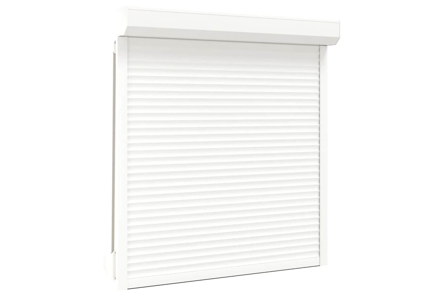 Vidaxl Roller Shutter Aluminium 130x140 Cm White-2