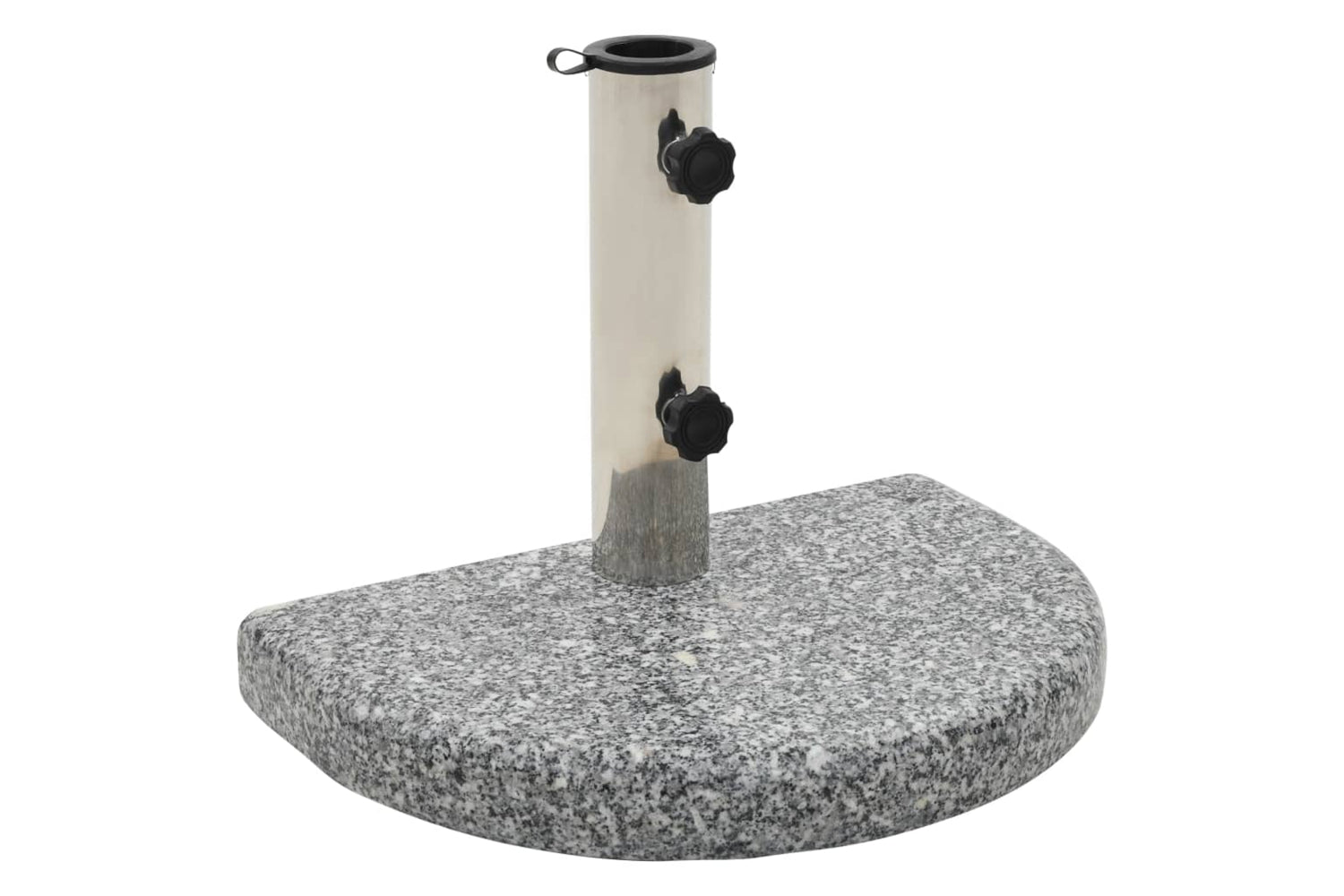 Vidaxl Parasol Base Granite 10 Kg Curved Grey