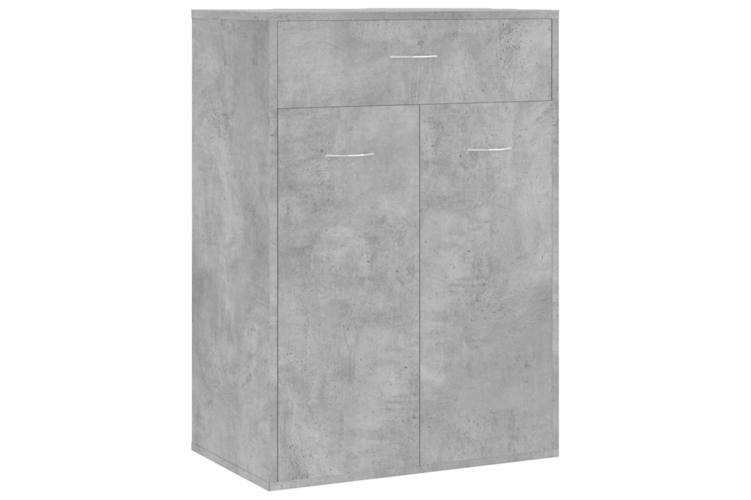 vidaXL 801075 Shoe Cabinet Concrete Grey 60x35x84cm Engineered Wood