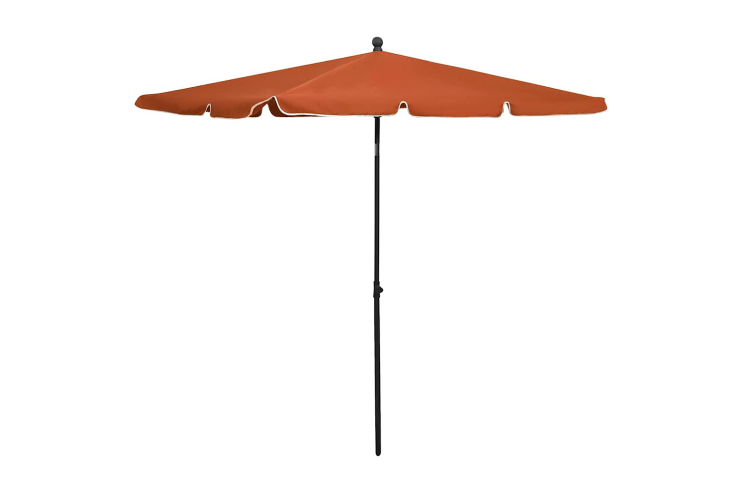 vidaXL 315548 Garden Parasol With Pole 210x140cm Terracotta
