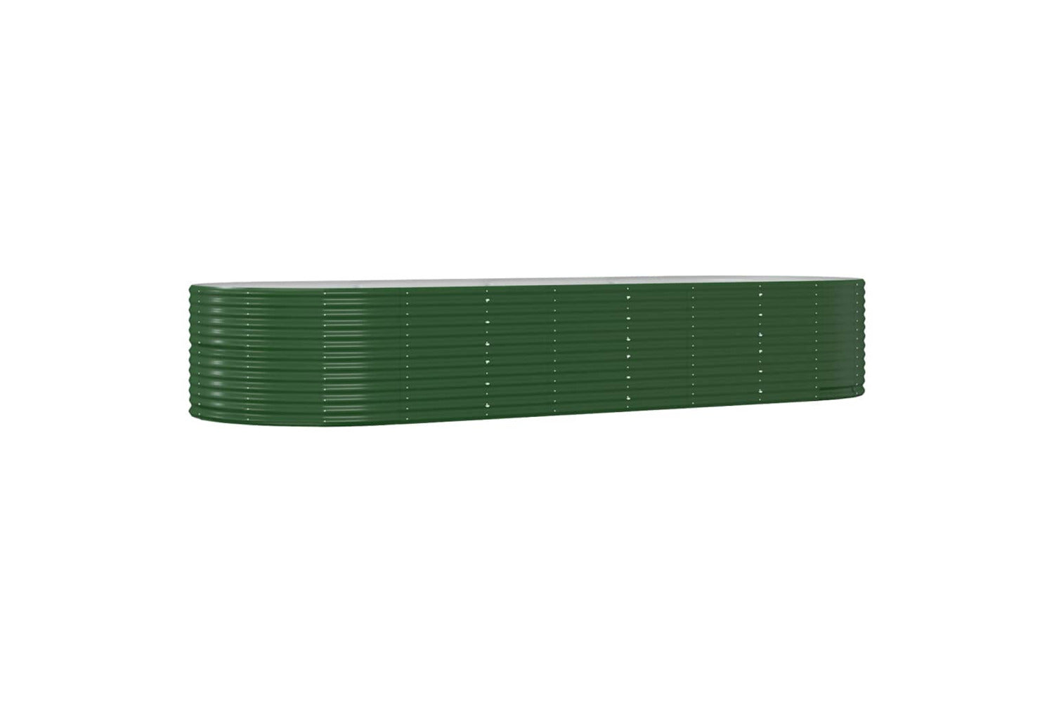 vidaXL 319103 Garden Raised Bed Green 367x140x68cm Powder-coated Steel