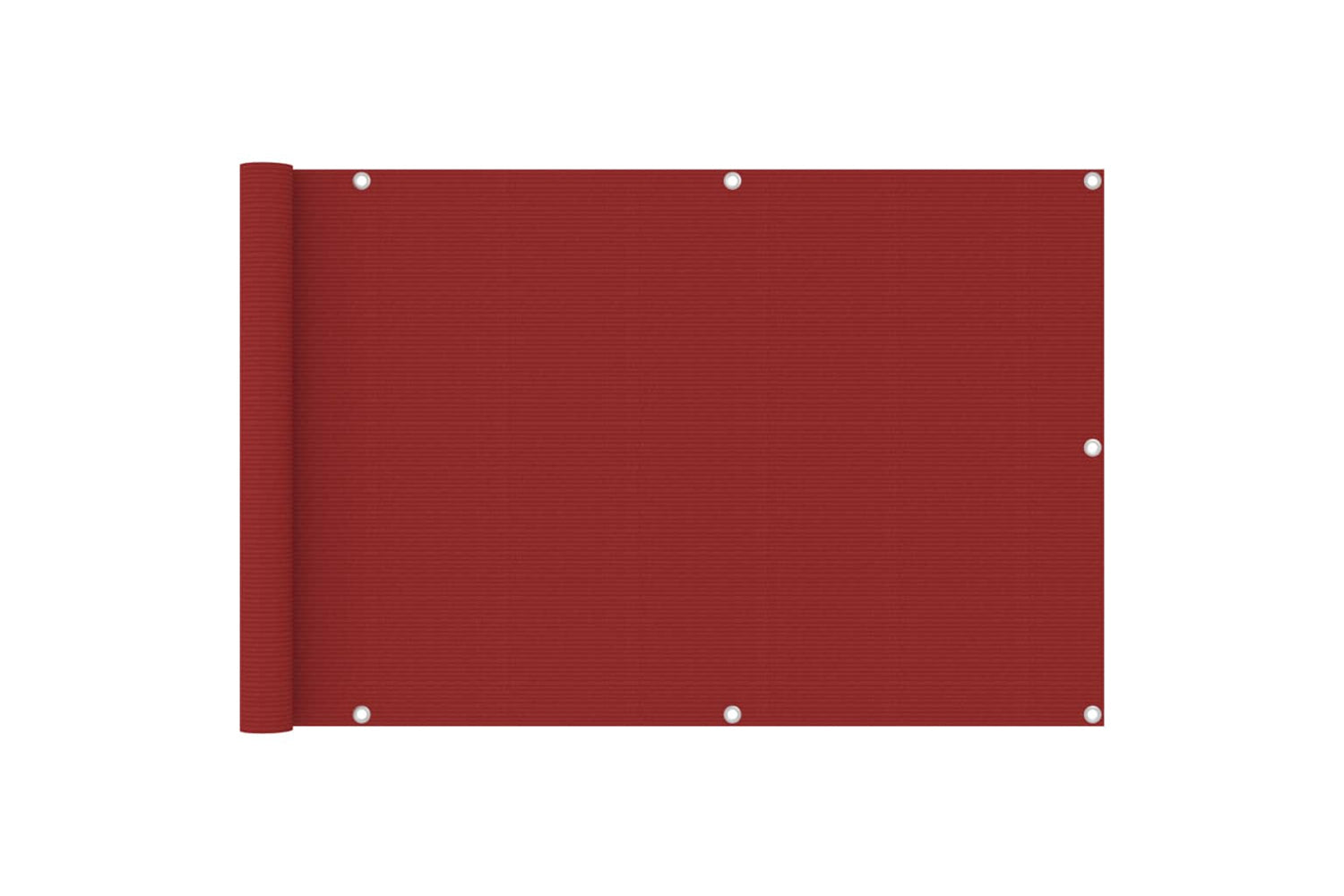 vidaXL 311009 Balcony Screen Red 90x400cm Hdpe