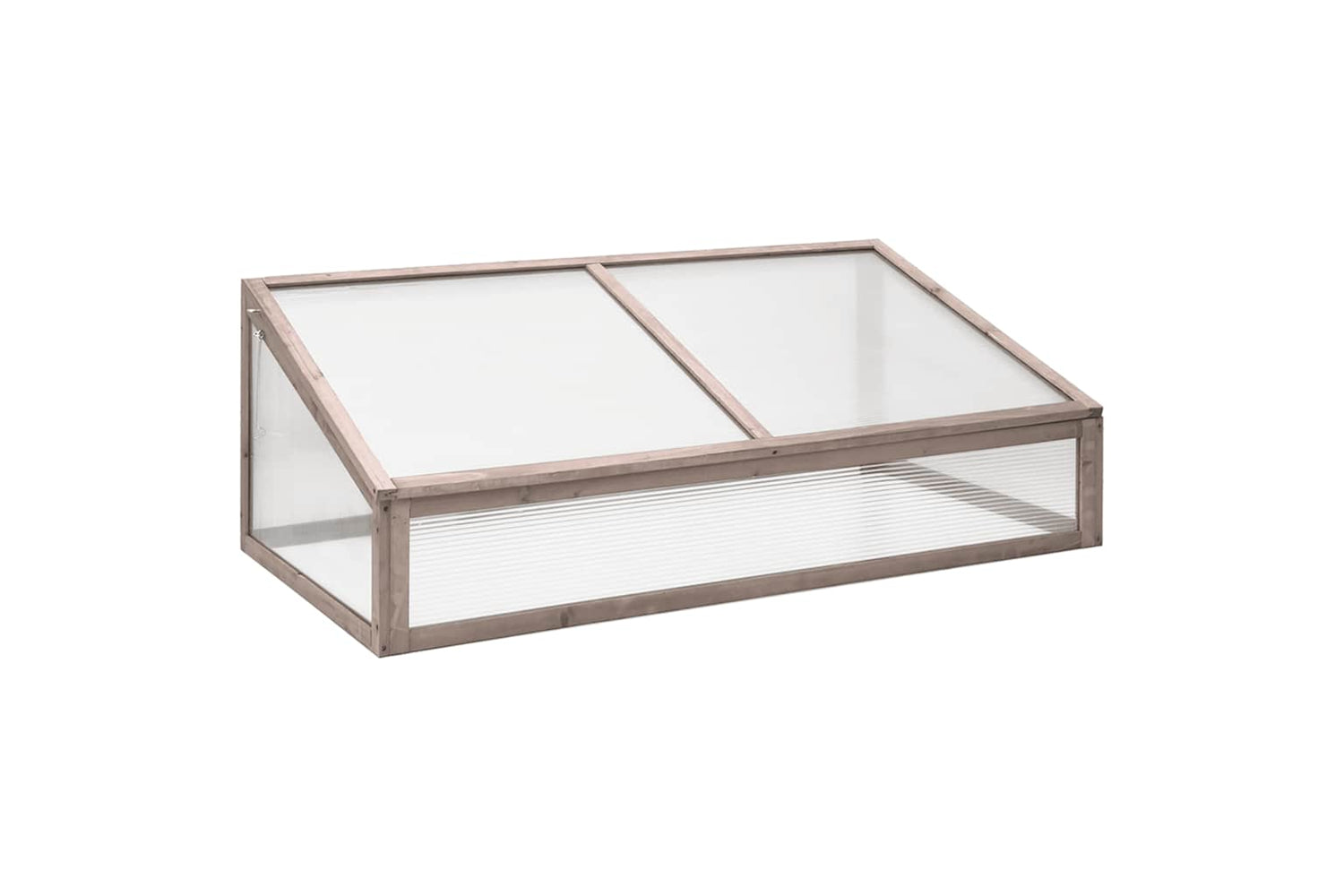 vidaXL 362647 Greenhouse Grey 110x58.5x39cm Fir Wood