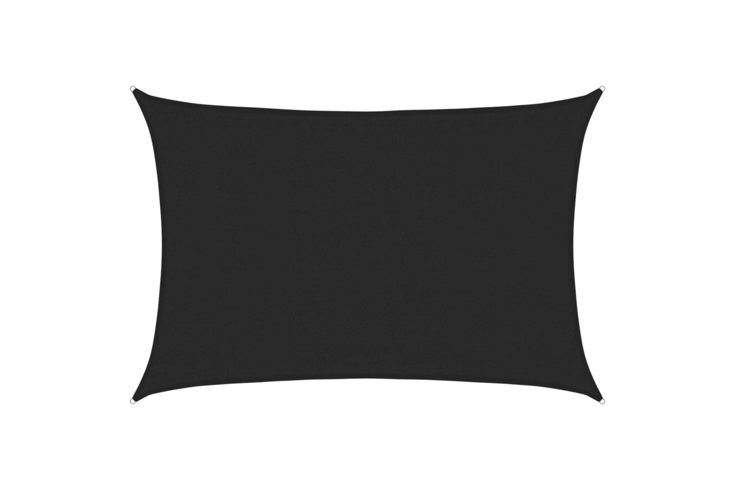vidaXL 311737 Sunshade Sail 160 G/mÂ² Black 3.5x5 M Hdpe