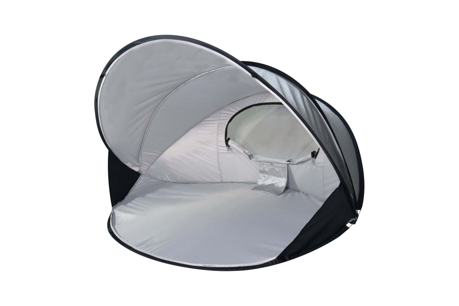 Deryan 442154 Pop-up Luxe Beach Tent Xxl 155x133x95 Cm Silver-2