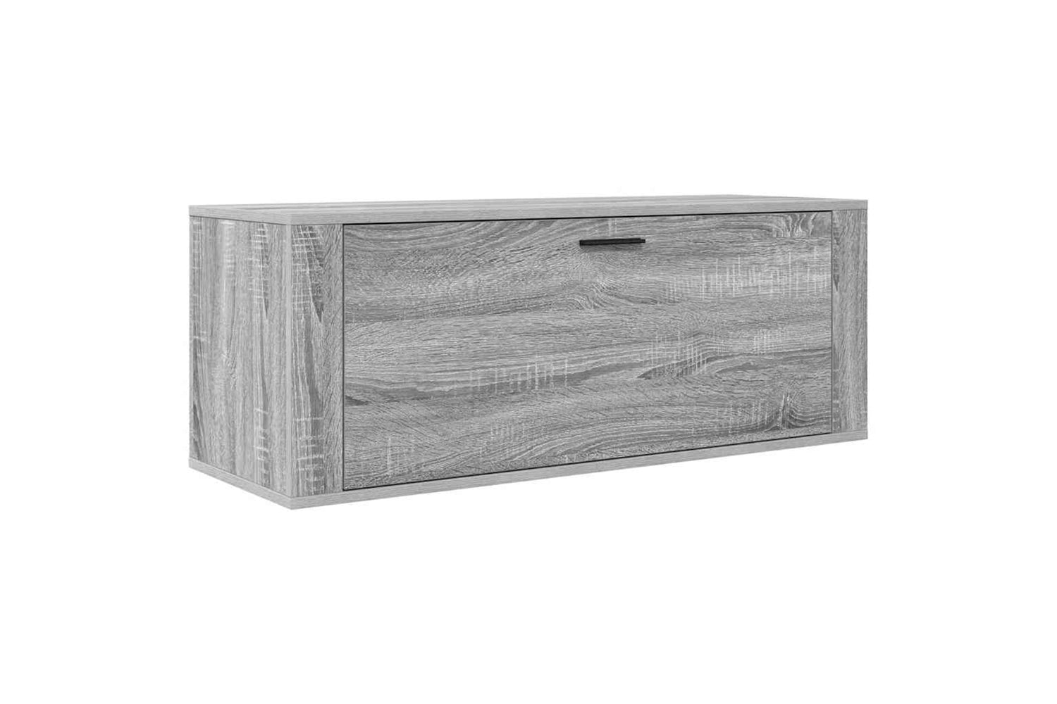 vidaXL 821026 Wall Shoe Cabinet Grey Sonoma 100x35x38cm Engineered Wood