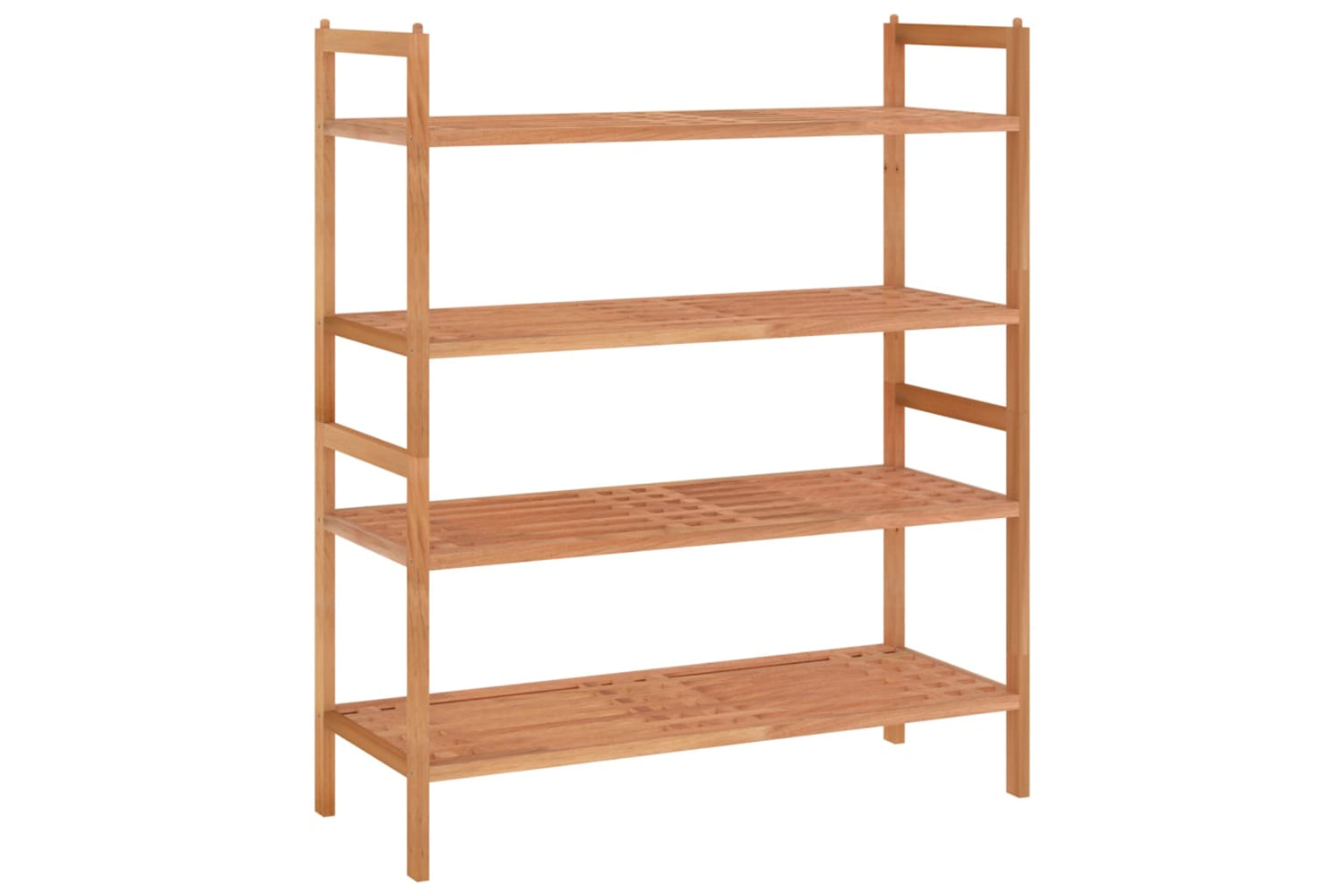 vidaXL 350362 Shoe Racks 2 Pcs 69x27x41cm Solid Wood Walnut