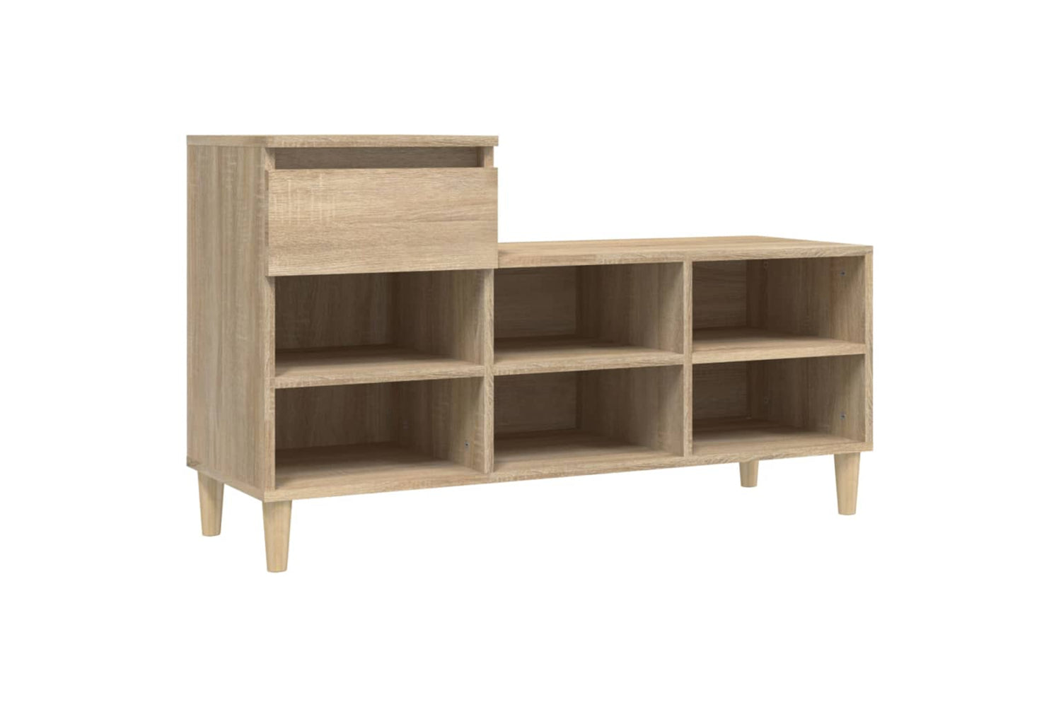 vidaXL 821207 Shoe Cabinet Sonoma Oak 102x36x60cm Engineered Wood