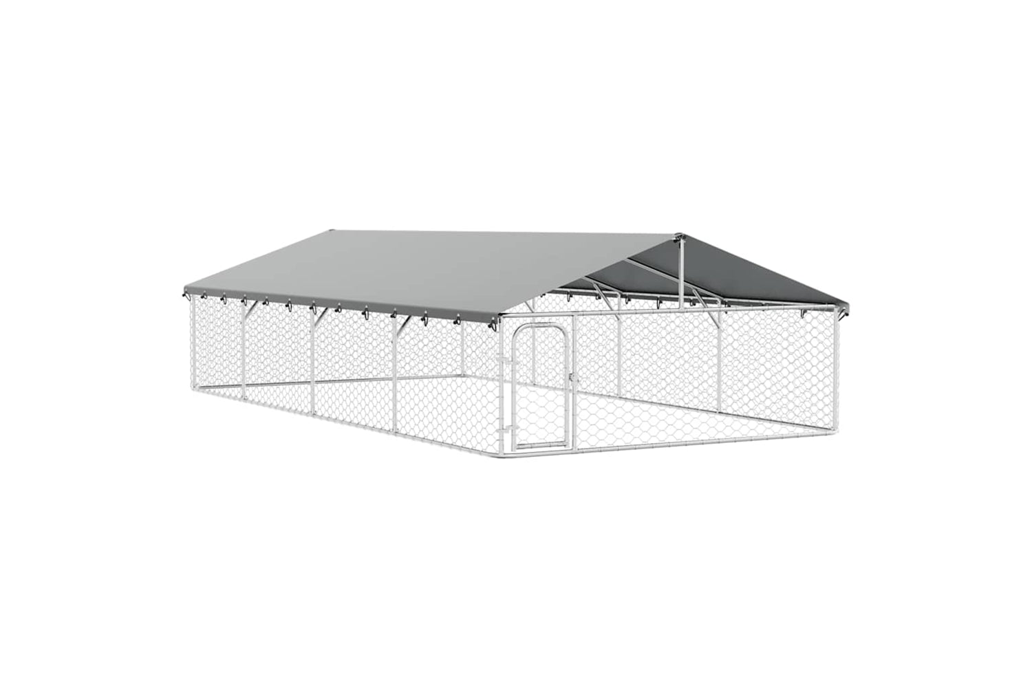 Vidaxl Outdoor Dog Kennel With Roof 600x300x150 Cm