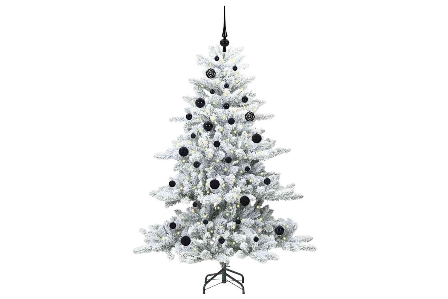 Vidaxl Artificial Hinged Christmas Tree With 150 Leds 150 Cm Pvc-3