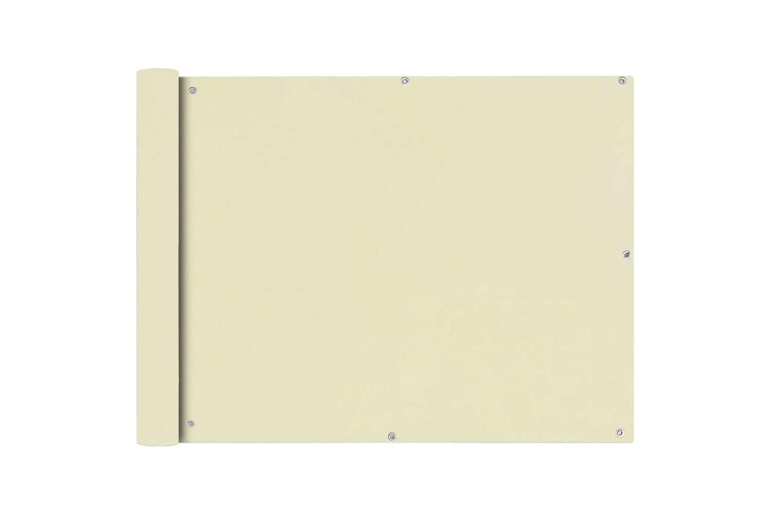 vidaXL 42339 Balcony Screen Oxford Fabric 90x600cm Cream