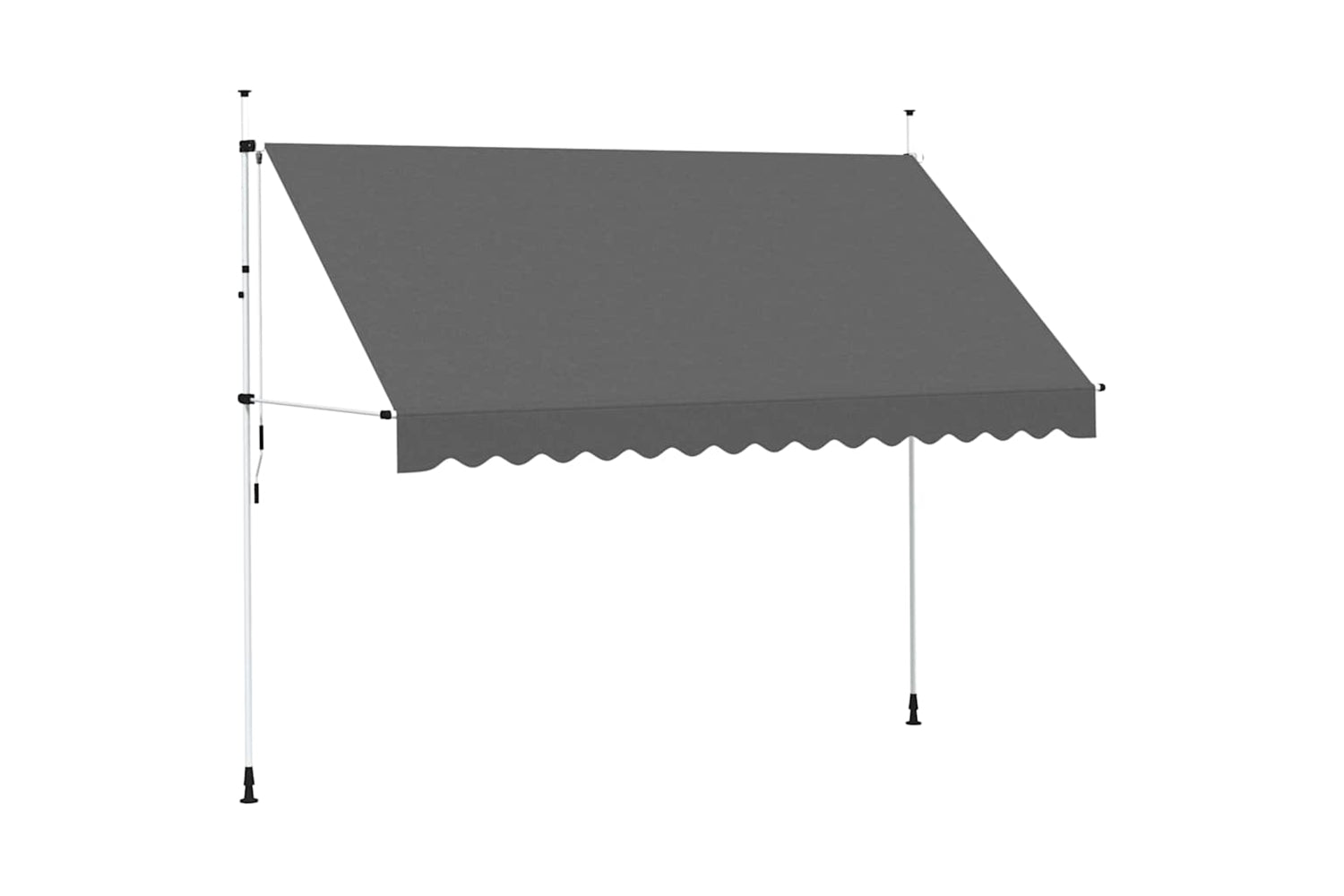 vidaXL 143691 Manual Retractable Awning 350cm Anthracite